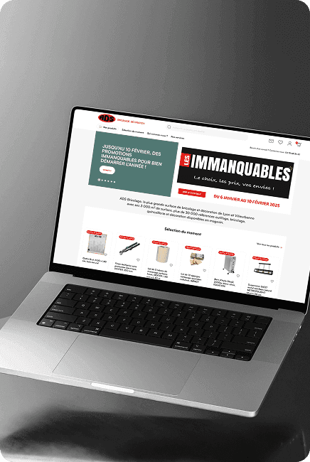 Vignette du cas client ADS Bricolage, e-réservation d’un magasin partenaire Weldom