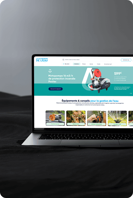 Vignette du cas client Canal de Provence, boutique en ligne La plateforme de l’eau