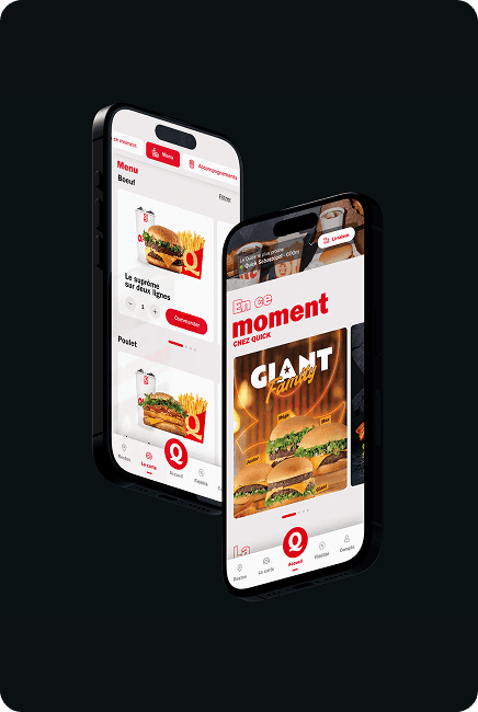 Vignette du cas client Quick, site et application des restaurants