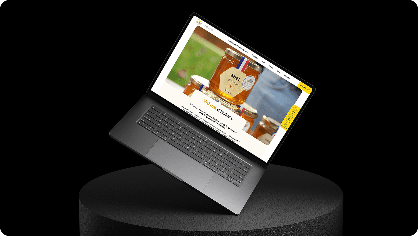 Page d’accueil du site du Concours Général Agricole